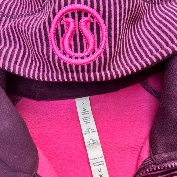 Lululemon Full Zip Scuba Hoody size 6 - Picture 5 of 6